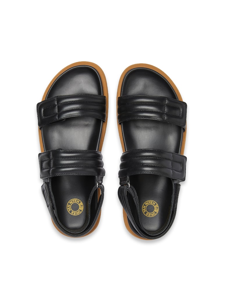 rinascente Dries Van Noten Padded sandal - black