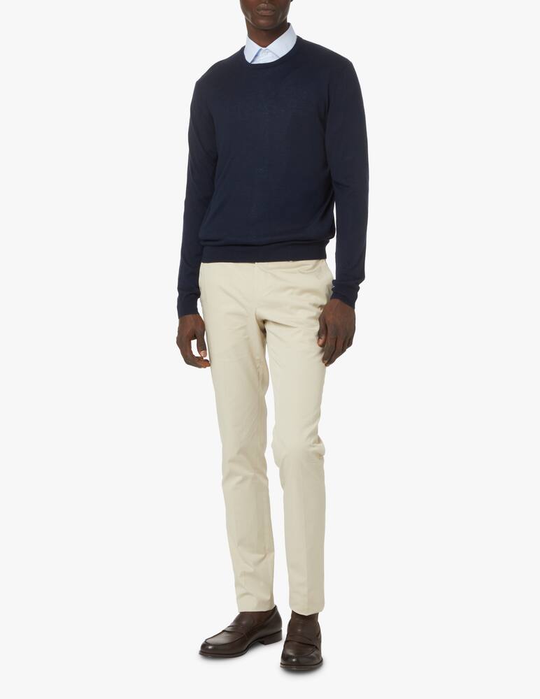 rinascente Pure Cashmere Silk and cashmere cotton crewneck - blue