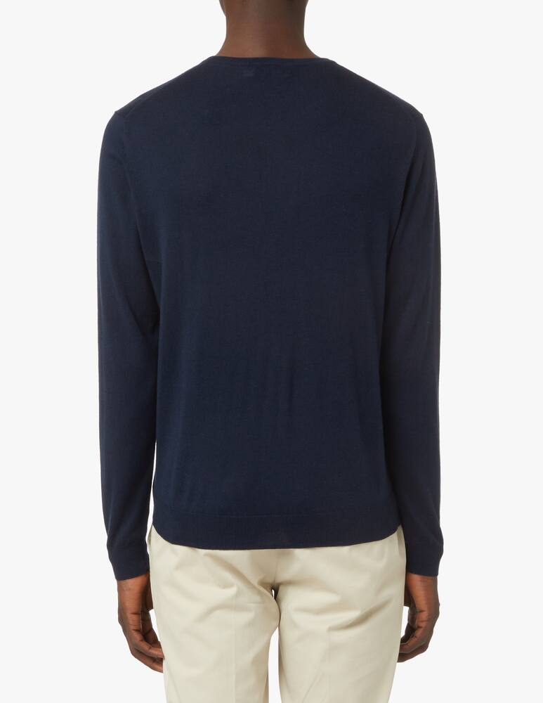 rinascente Pure Cashmere Silk and cashmere cotton crewneck - blue