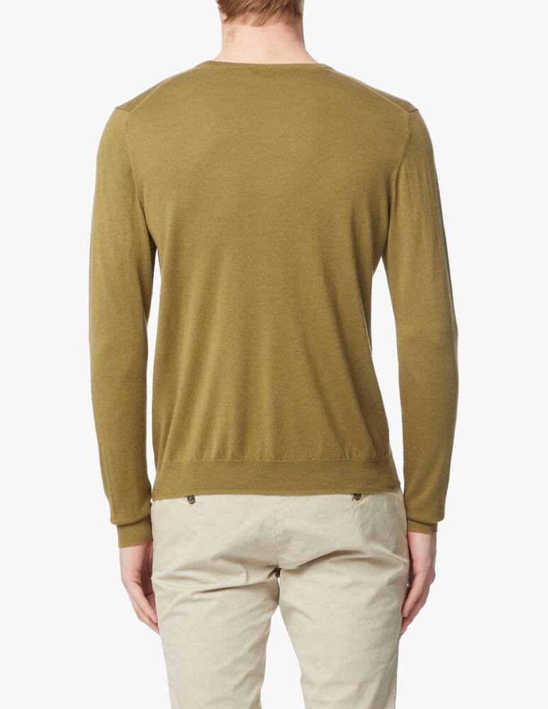 rinascente Pure Cashmere Silk and cashmere cotton crewneck - green