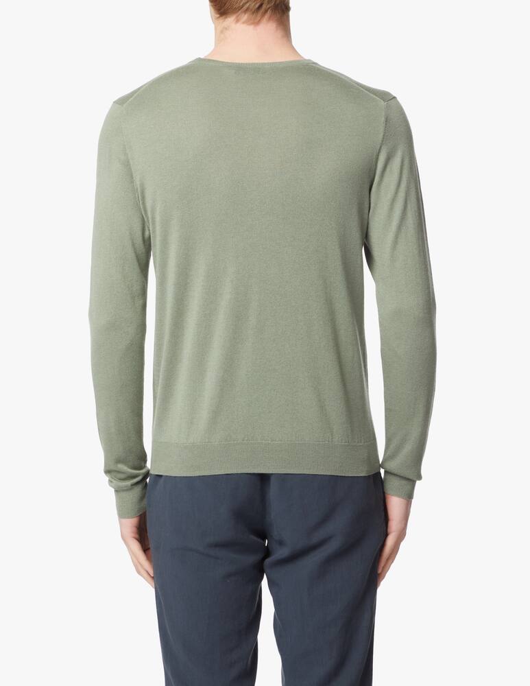 rinascente Pure Cashmere Silk and cashmere cotton crewneck - green
