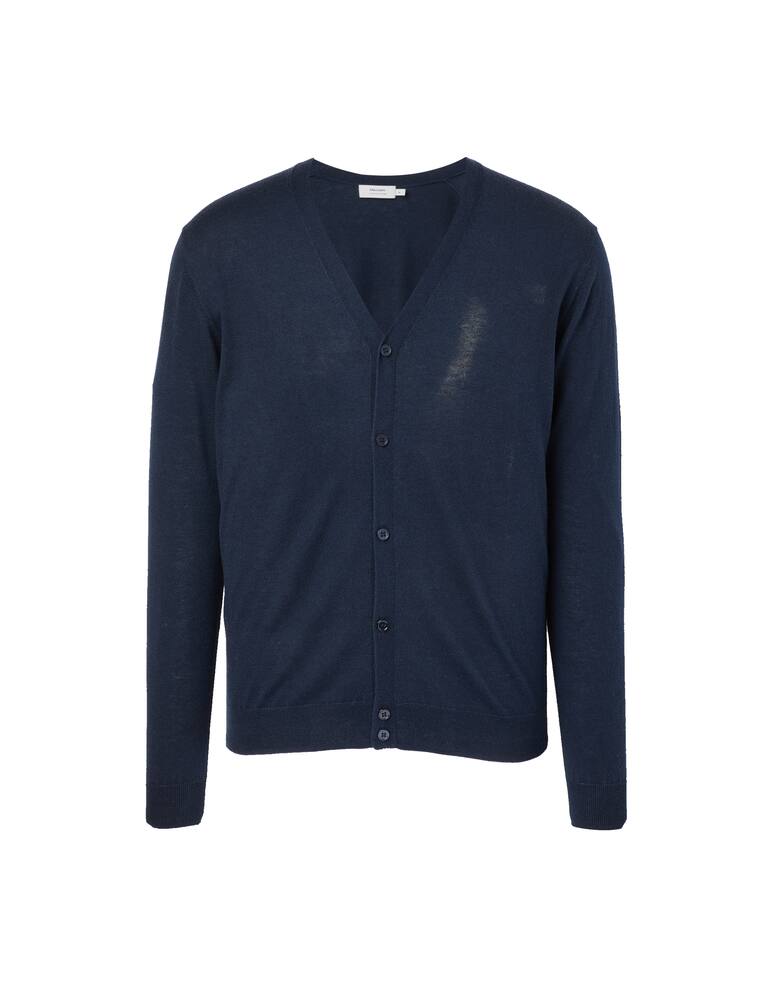 rinascente Pure Cashmere Cotton and cashmere silk cardigan - blue