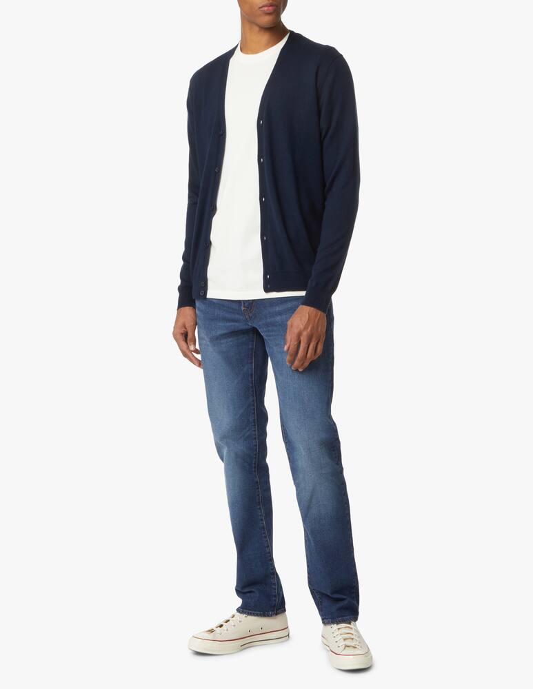 rinascente Pure Cashmere Cotton and cashmere silk cardigan - blue