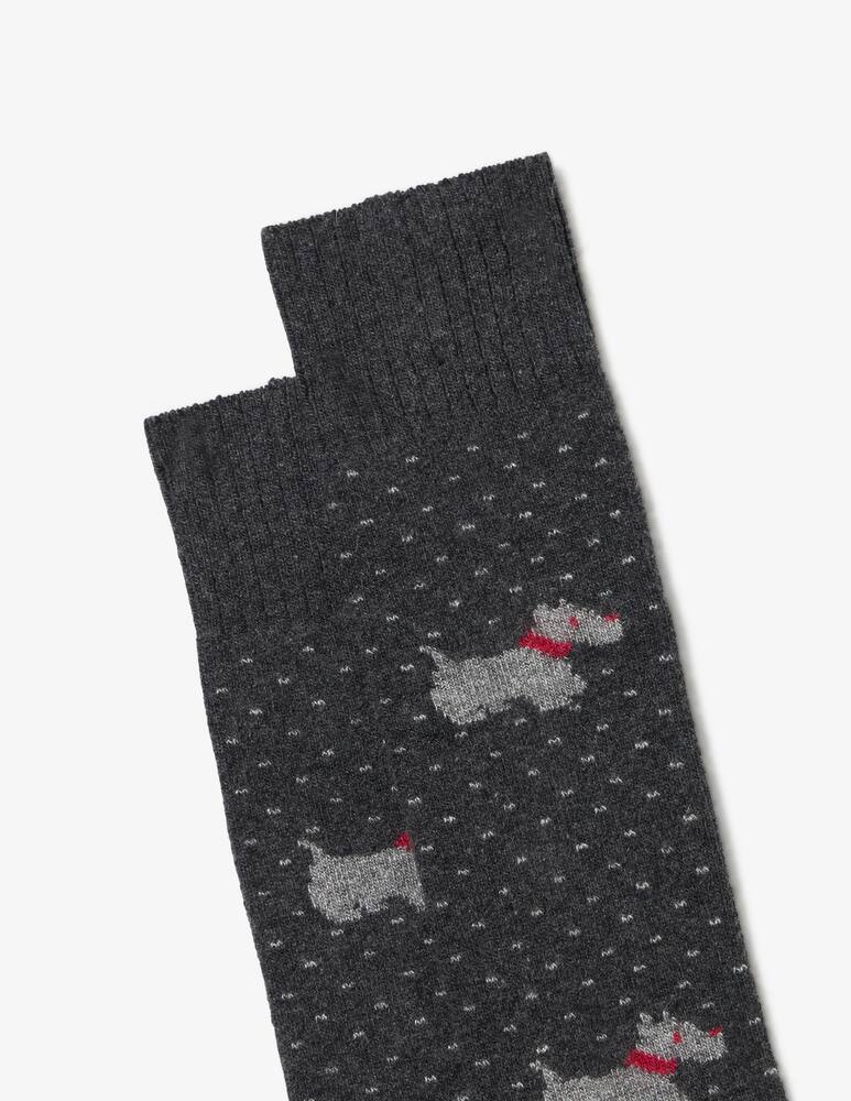 Sorley Cashmere dog motif socks - picture 2 Sorley Cashmere dog motif socks - picture 2