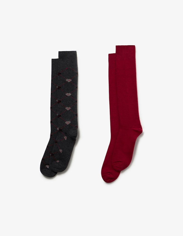 rinascente Sorley Calze cashmere fantasia 2 paia