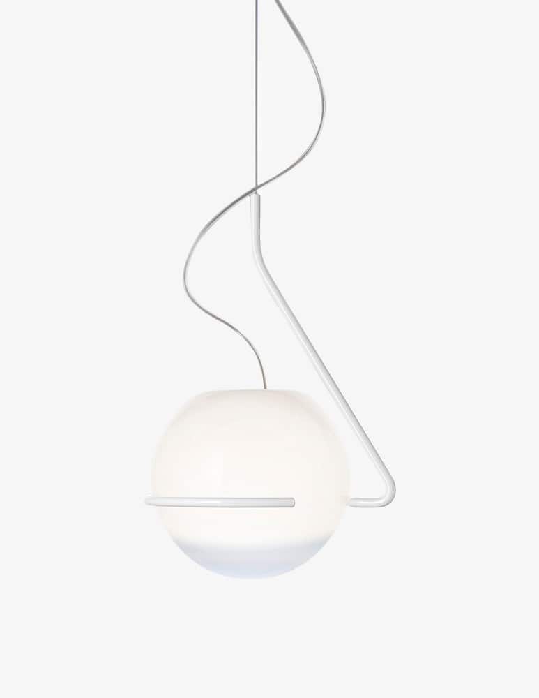 rinascente Foscarini Tonda Suspension Lamp White/White