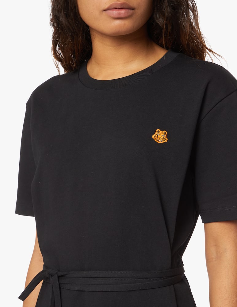 rinascente Kenzo Abito in cotone con culiss in vita - nero