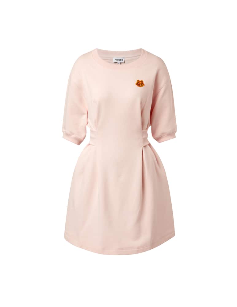 rinascente Kenzo Abito in cotone con elastico in vita - rosa