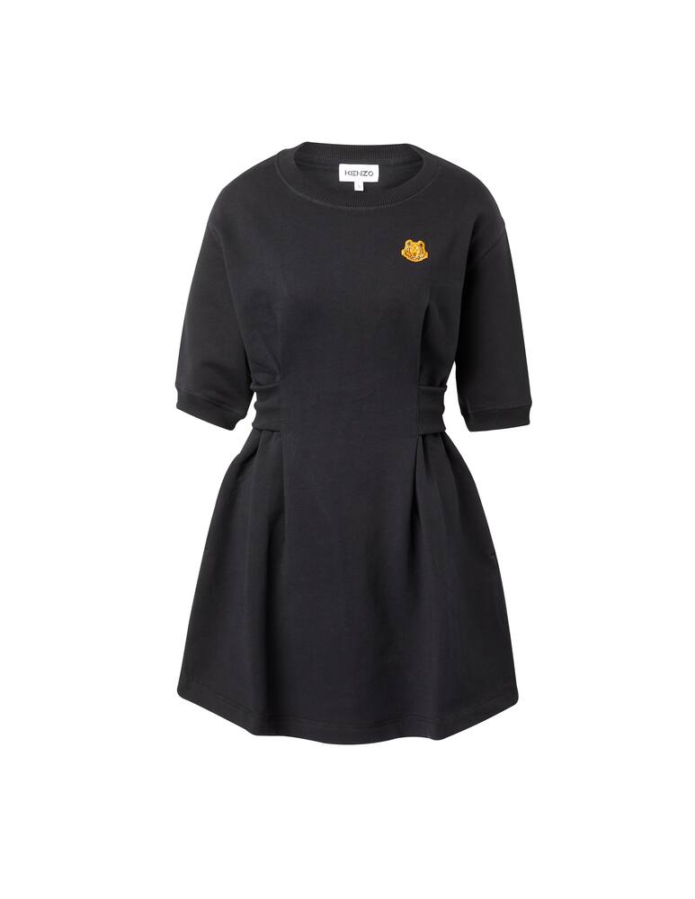 rinascente Kenzo Abito in cotone con elastico in vita - nero