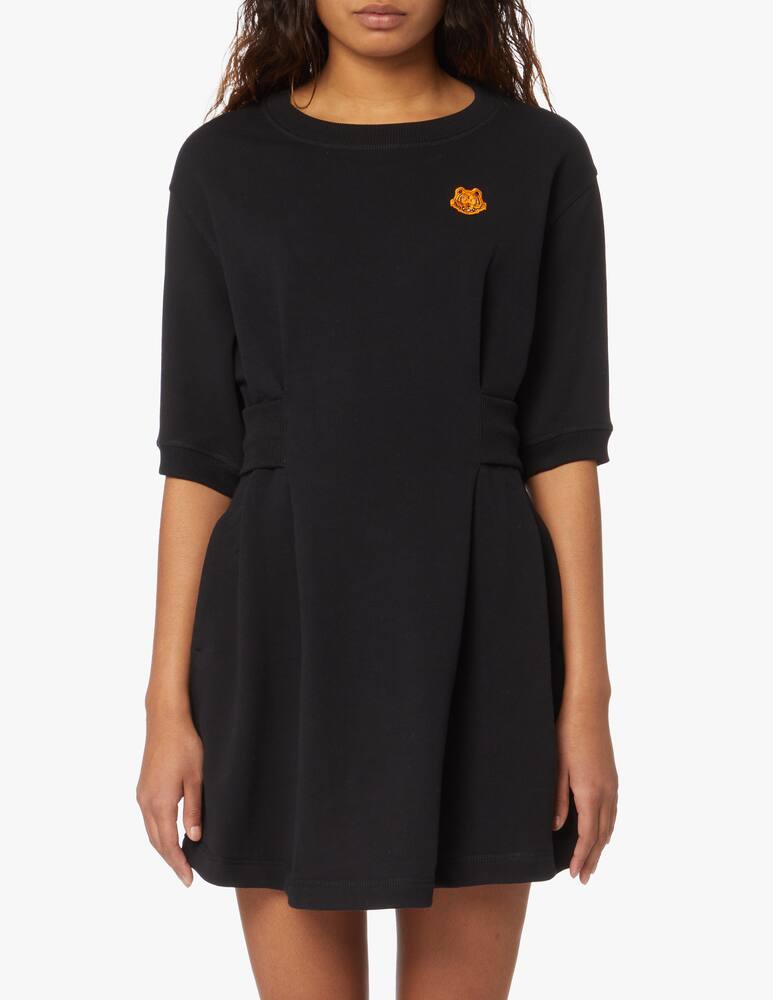 rinascente Kenzo Abito in cotone con elastico in vita - nero