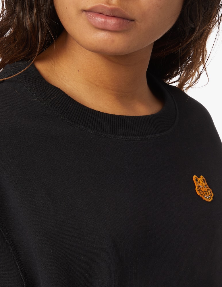 rinascente Kenzo Abito in cotone con elastico in vita - nero