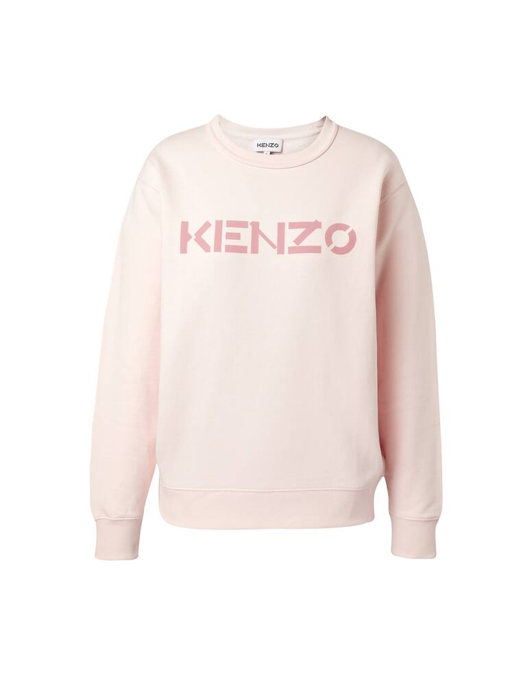 rinascente Kenzo Cotton crewneck sweatshirt with logo - pink