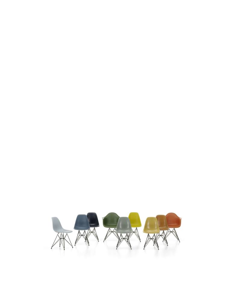rinascente Vitra Eames Plastic Chair DSR sedia - blu