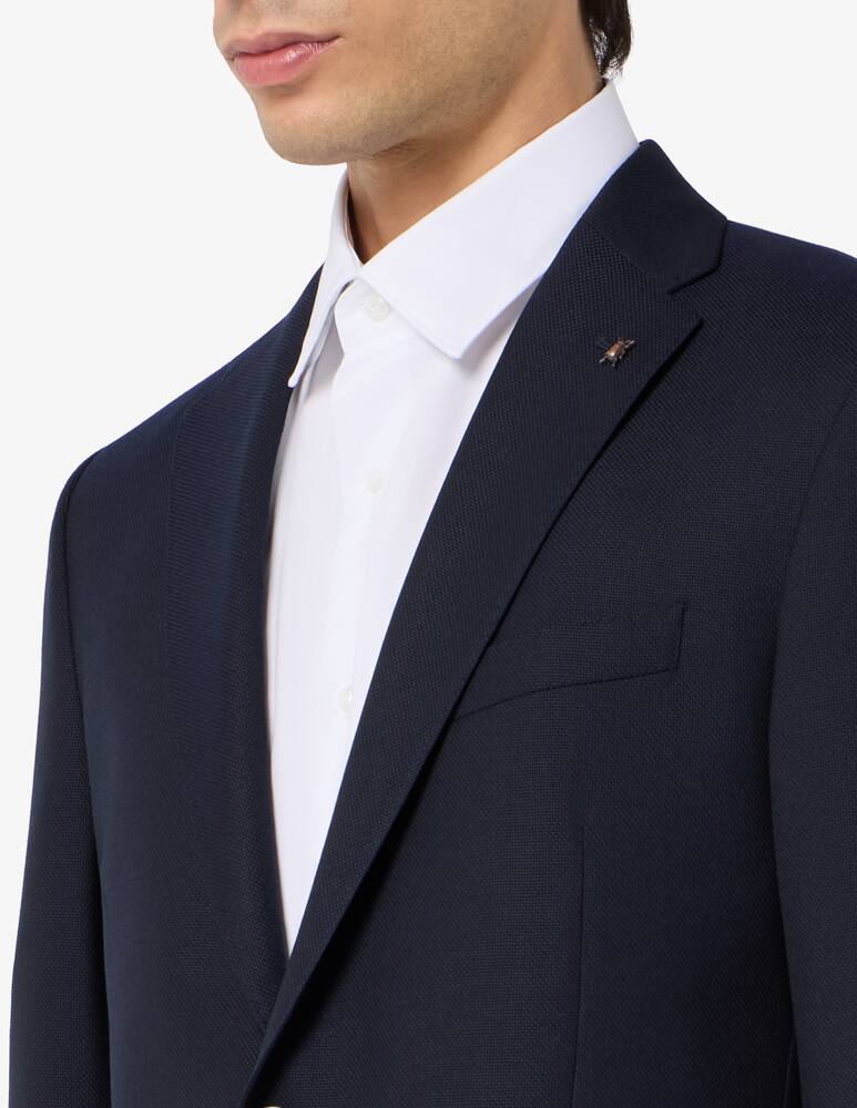 rinascente CC Collection Giacca hopsack a pattina D7