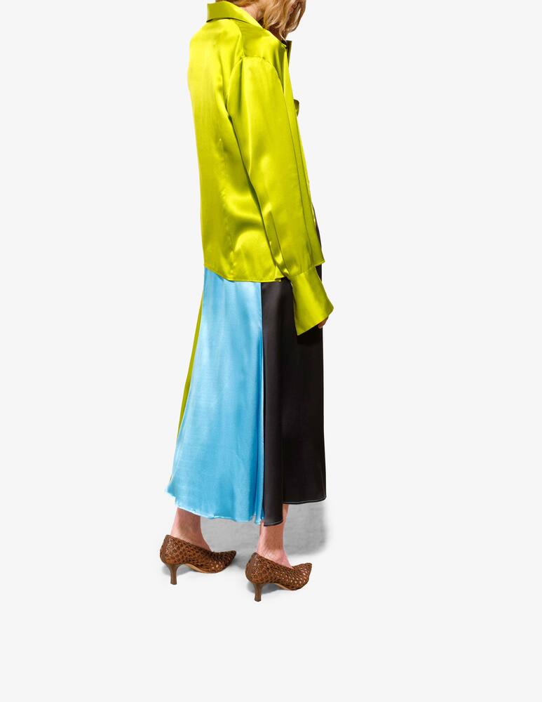 rinascente Vernisse Silk high rise skirt