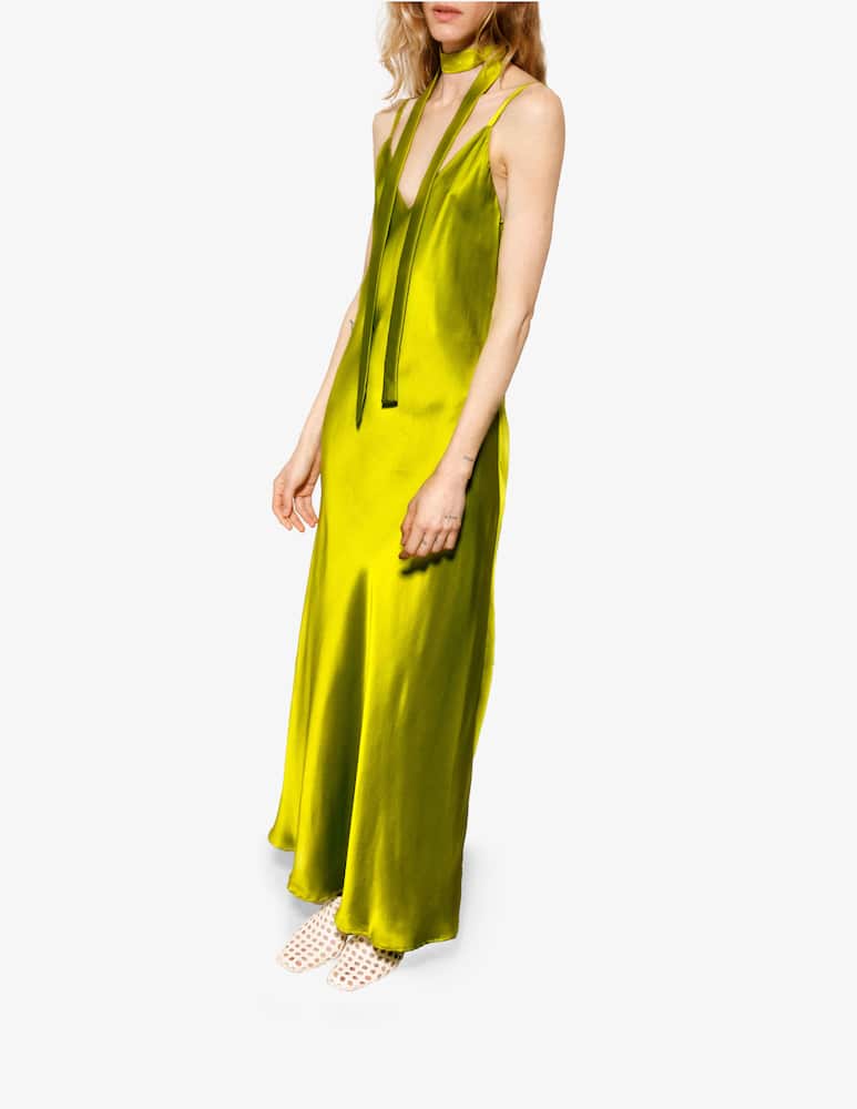 rinascente Vernisse Silk slip dress