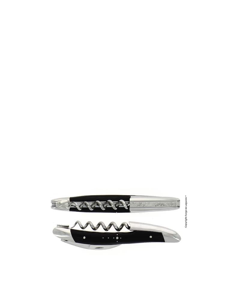 Forge De Laguiole Coltello Da Sommelier Manico In Corno Con Custodia In Pelle - immagine 1 Forge De Laguiole Coltello Da Sommelier Manico In Corno Con Custodia In Pelle - immagine 1