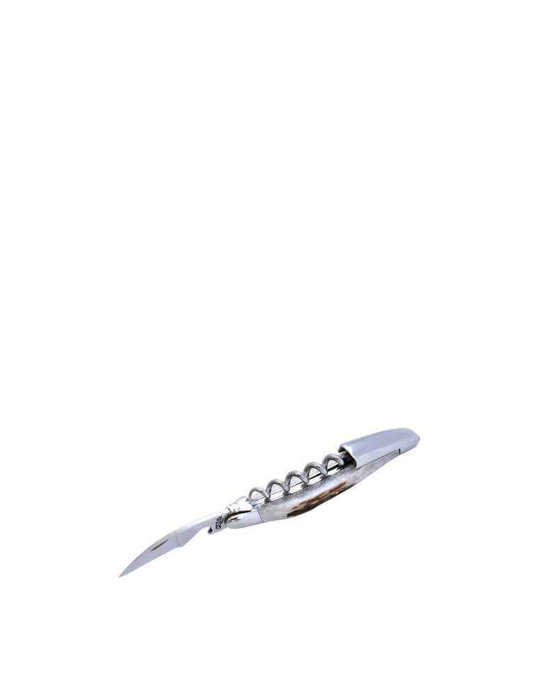 Forge De Laguiole Coltello Da Sommelier Manico In Corno Con Custodia In Pelle - immagine 1 Forge De Laguiole Coltello Da Sommelier Manico In Corno Con Custodia In Pelle - immagine 1