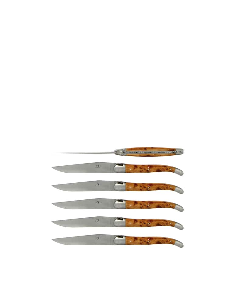 Forge De Laguiole Coltelli da tavola set da 6 - immagine 1 Forge De Laguiole Coltelli da tavola set da 6 - immagine 1