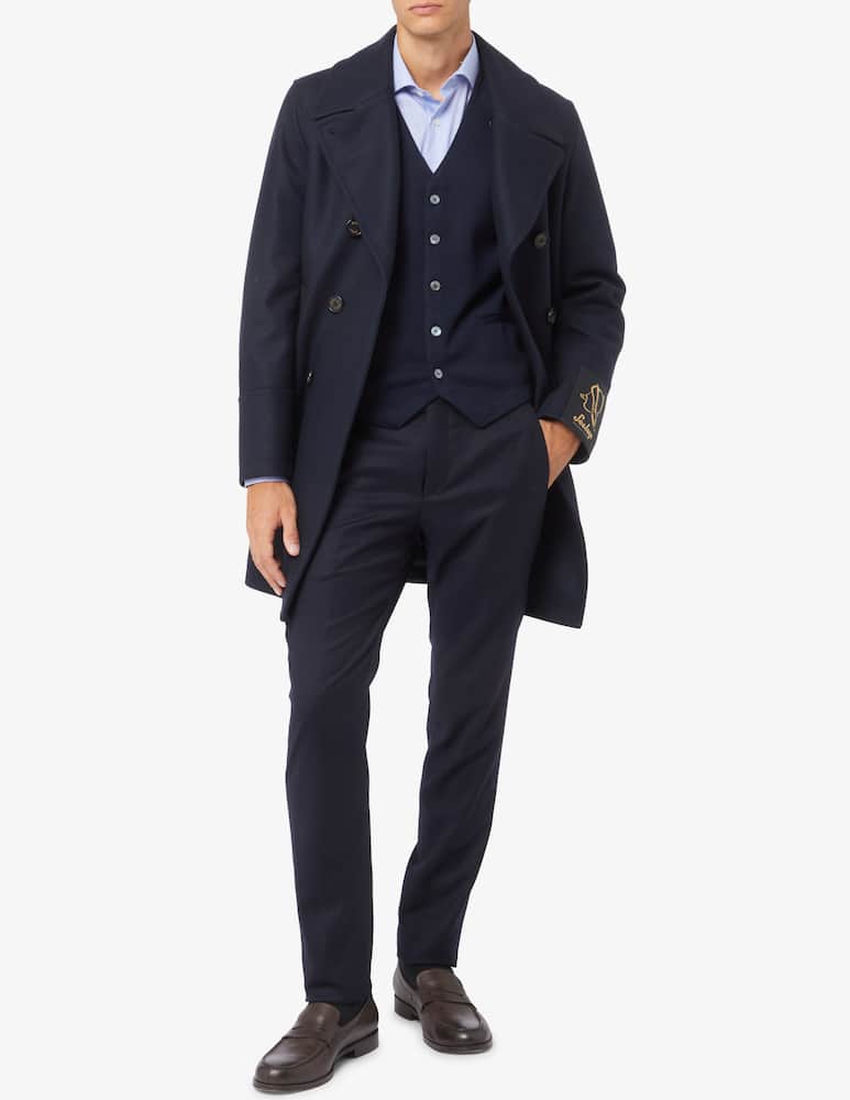 rinascente Gran Sasso Panciotto monopetto merino p. milano