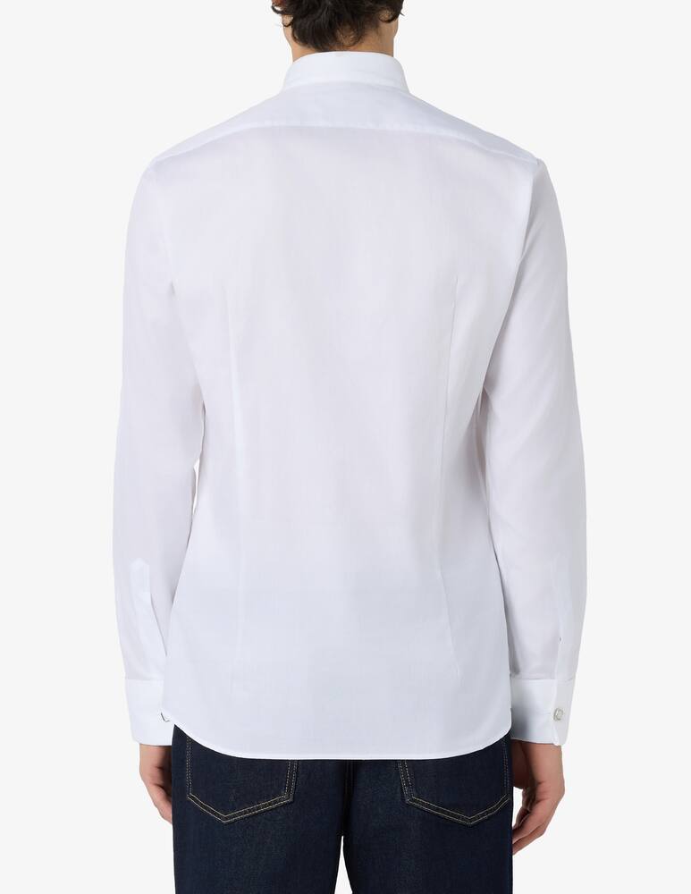 rinascente Sartoria Italiana Camicia in twill di cotone con collo diplomatico