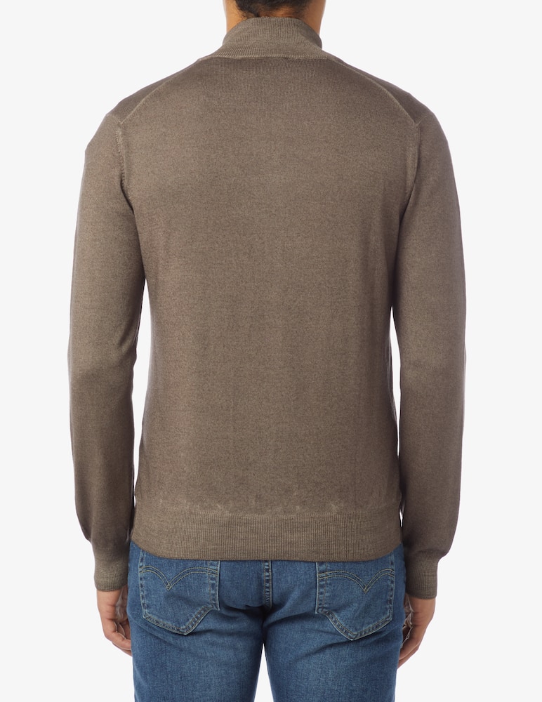 Gran Sasso Cardigan zip lavato fin 12 - immagine 3 Gran Sasso Cardigan zip lavato fin 12 - immagine 3