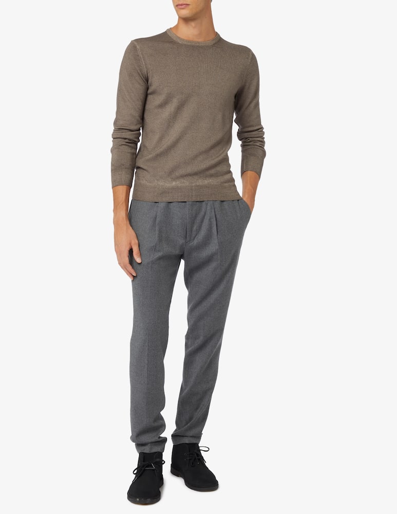 rinascente Gran Sasso Maglia girocollo merino lavato fin 12