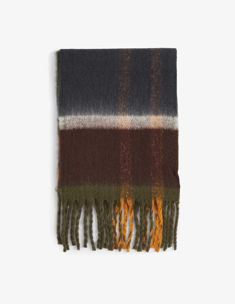 rinascente Barbour Sciarpa bouclé tartan Isla