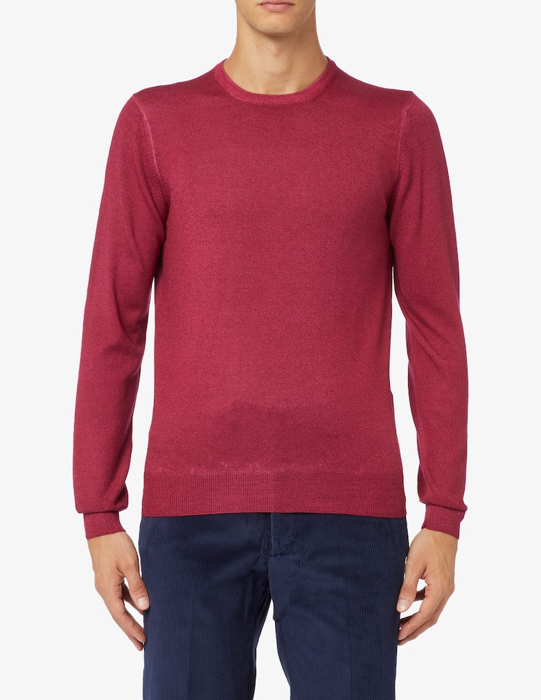 Gran Sasso Maglia girocollo merino lavato fin 12 - immagine 1