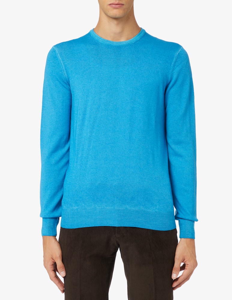 Gran Sasso Maglia girocollo merino lavato fin 12 - immagine 1 Gran Sasso Maglia girocollo merino lavato fin 12 - immagine 1