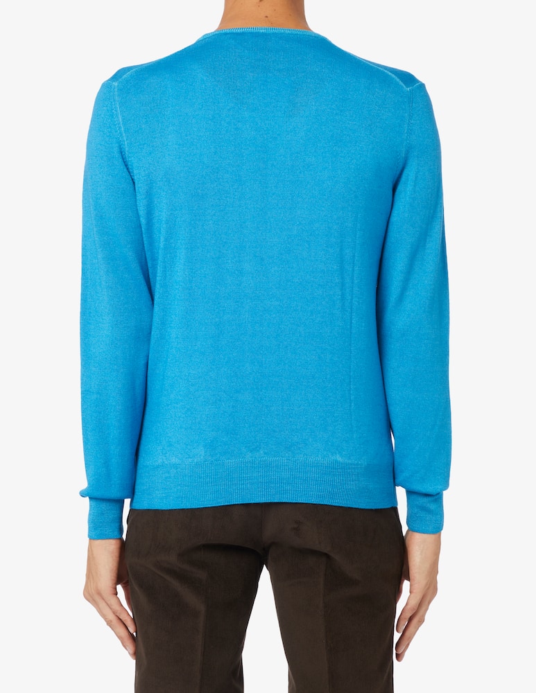 Gran Sasso Maglia girocollo merino lavato fin 12 - immagine 3 Gran Sasso Maglia girocollo merino lavato fin 12 - immagine 3