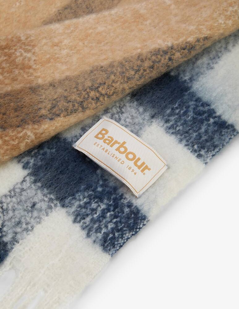 rinascente Barbour Sciarpa bouclé tartan Isla