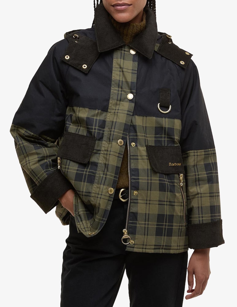 rinascente Barbour Giacca impermeabile a quadri Elaine