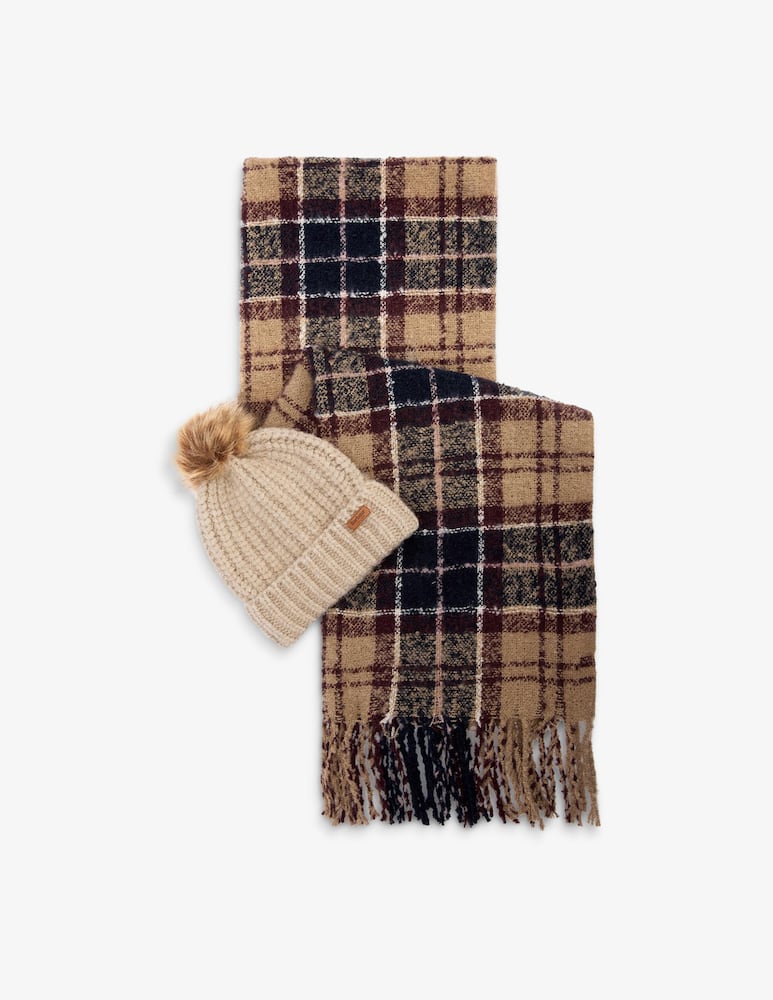 rinascente Barbour Saltburn beanie and scarf