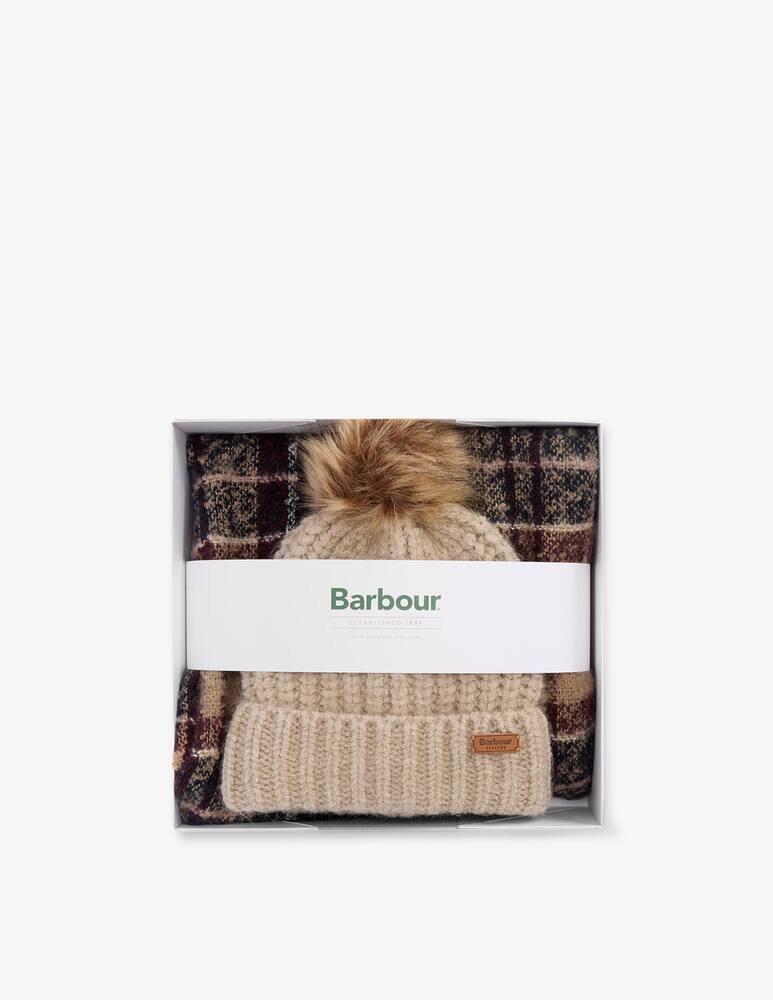 rinascente Barbour Saltburn beanie and scarf