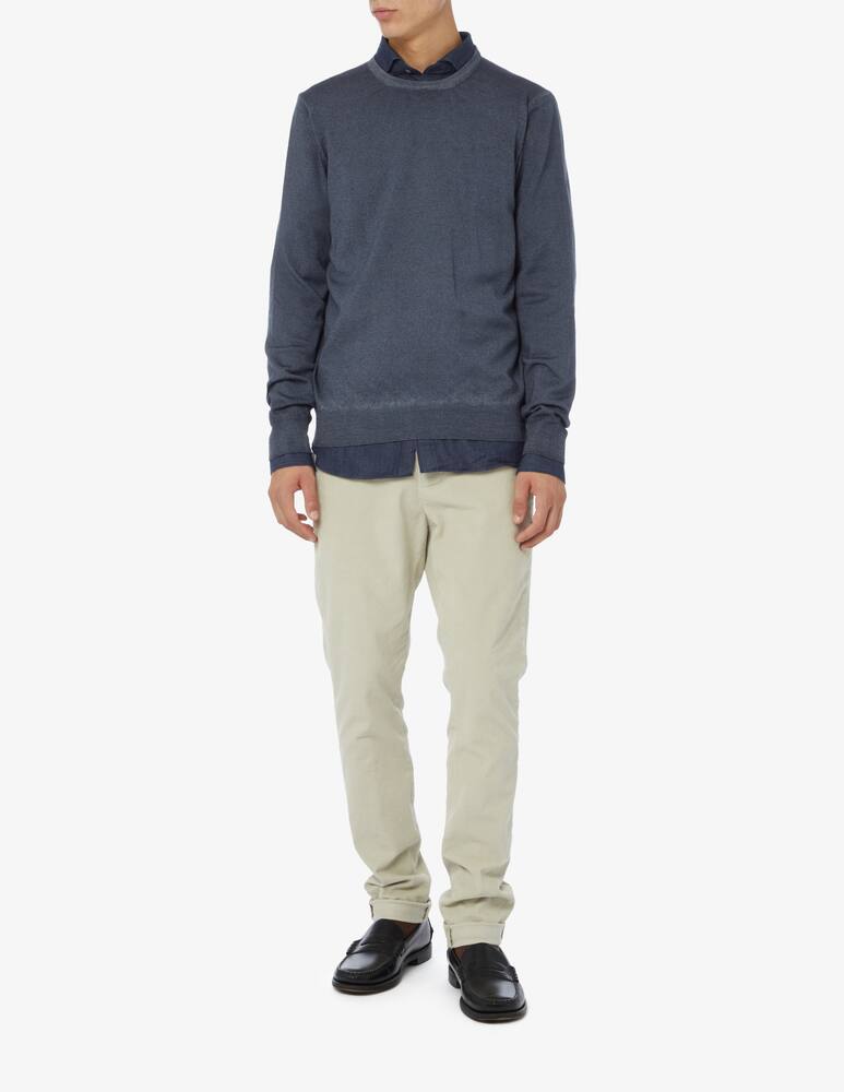 rinascente Gran Sasso Maglia girocollo merino lavato fin 12