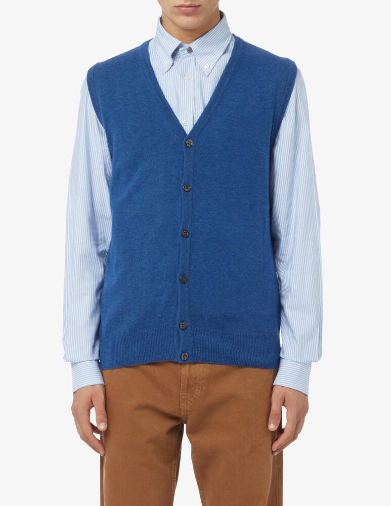 rinascente Rinascente Collection Wool buttoned gilet