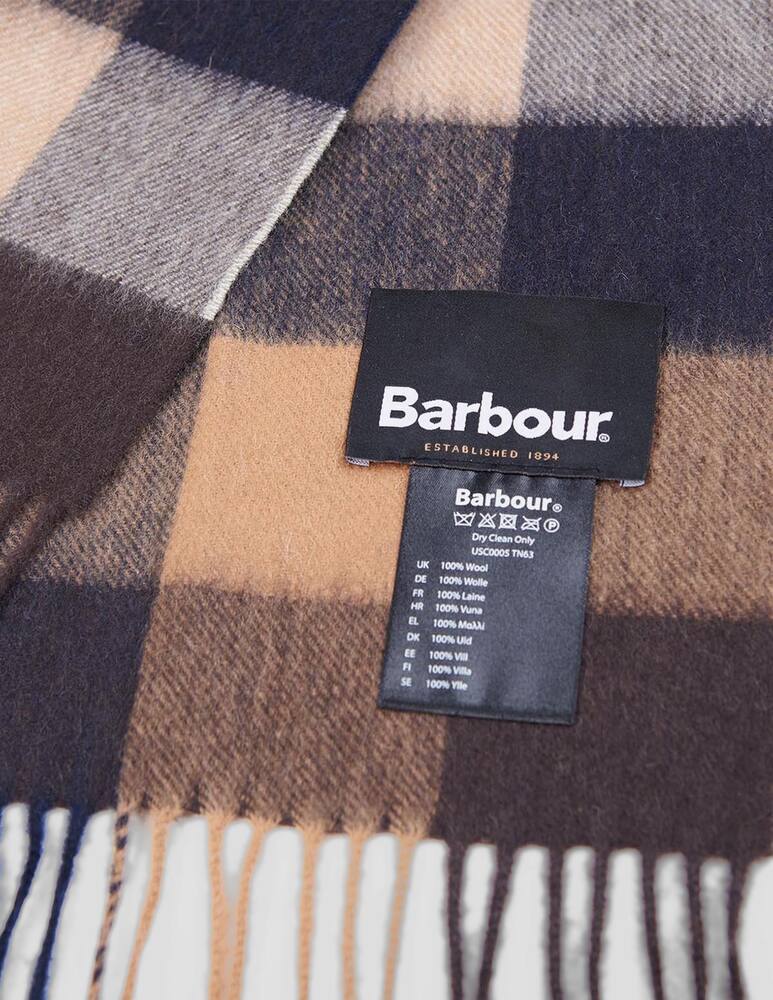 rinascente Barbour Tattersall check scarf
