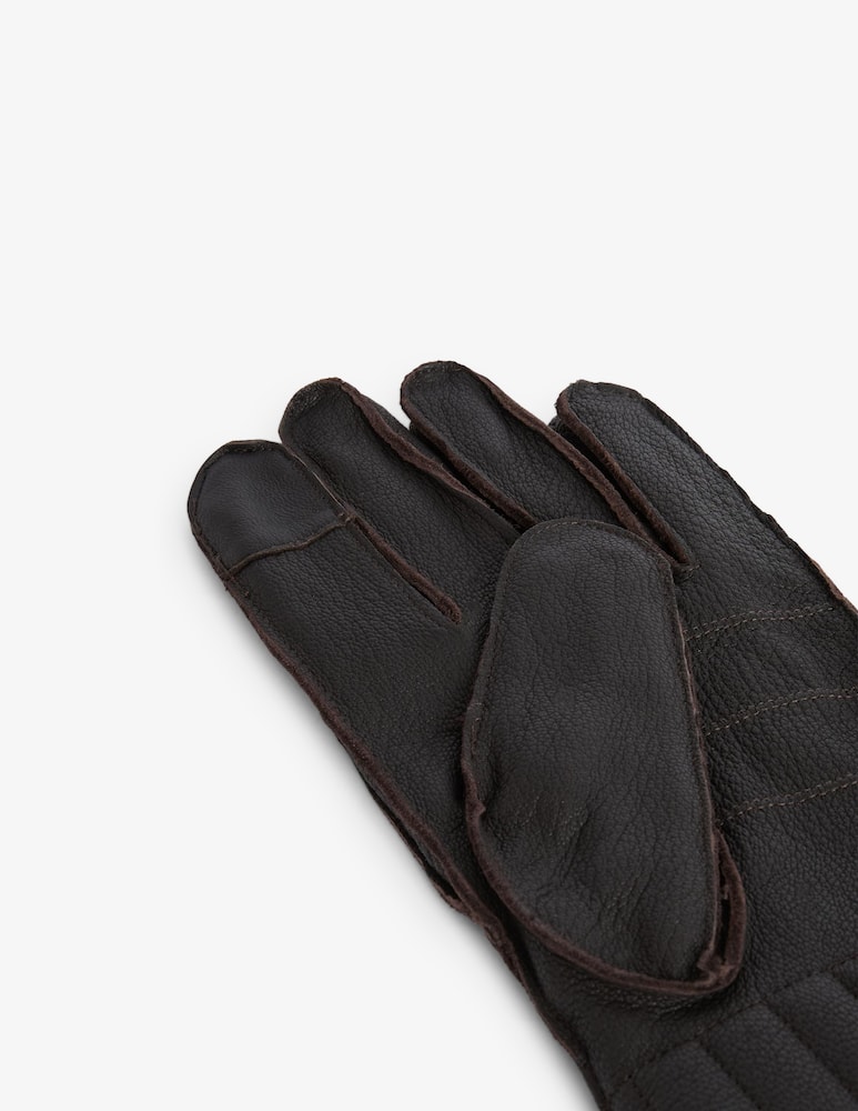 rinascente Barbour Leather utility gloves