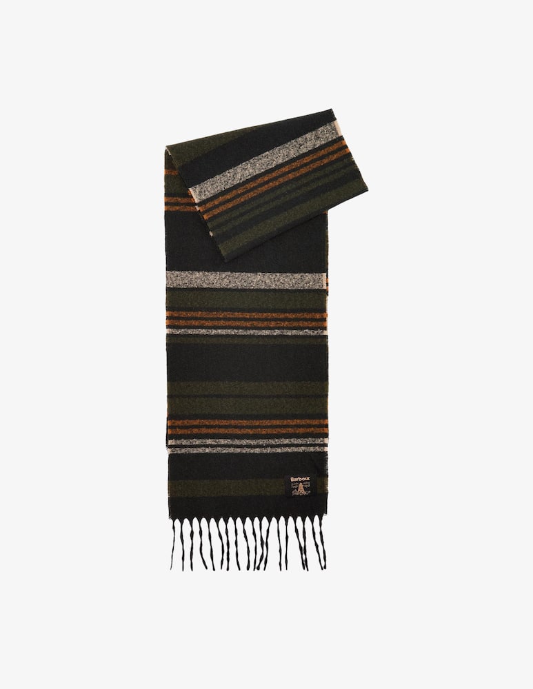 rinascente Barbour Sciarpa a righe Alston