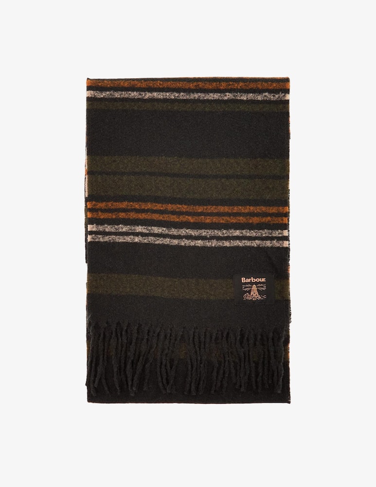 rinascente Barbour Sciarpa a righe Alston