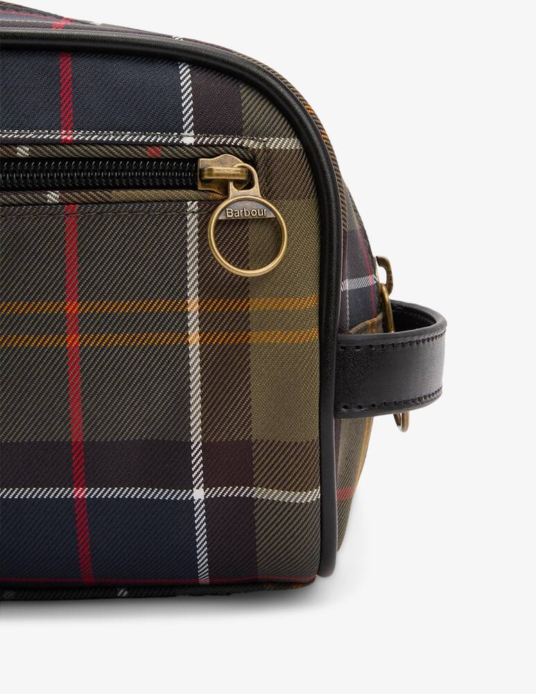 rinascente Barbour Tartan washbag