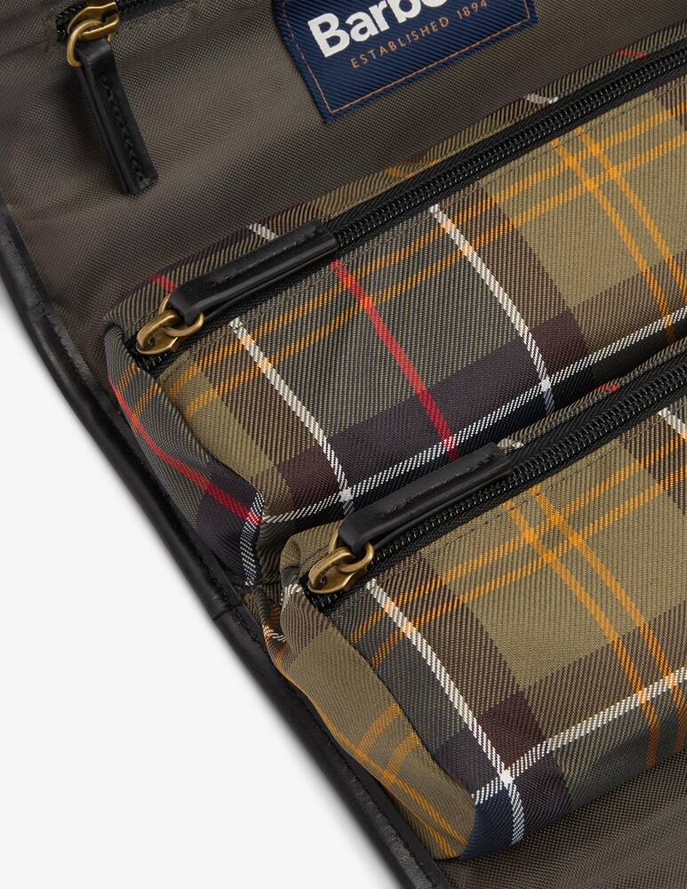 rinascente Barbour Tartan hanging washbag