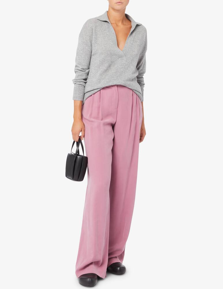 Pure Cashmere Long sleeve polo sweater - picture 2 Pure Cashmere Long sleeve polo sweater - picture 2