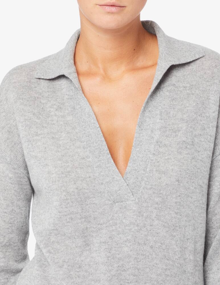 Pure Cashmere Long sleeve polo sweater - picture 4 Pure Cashmere Long sleeve polo sweater - picture 4