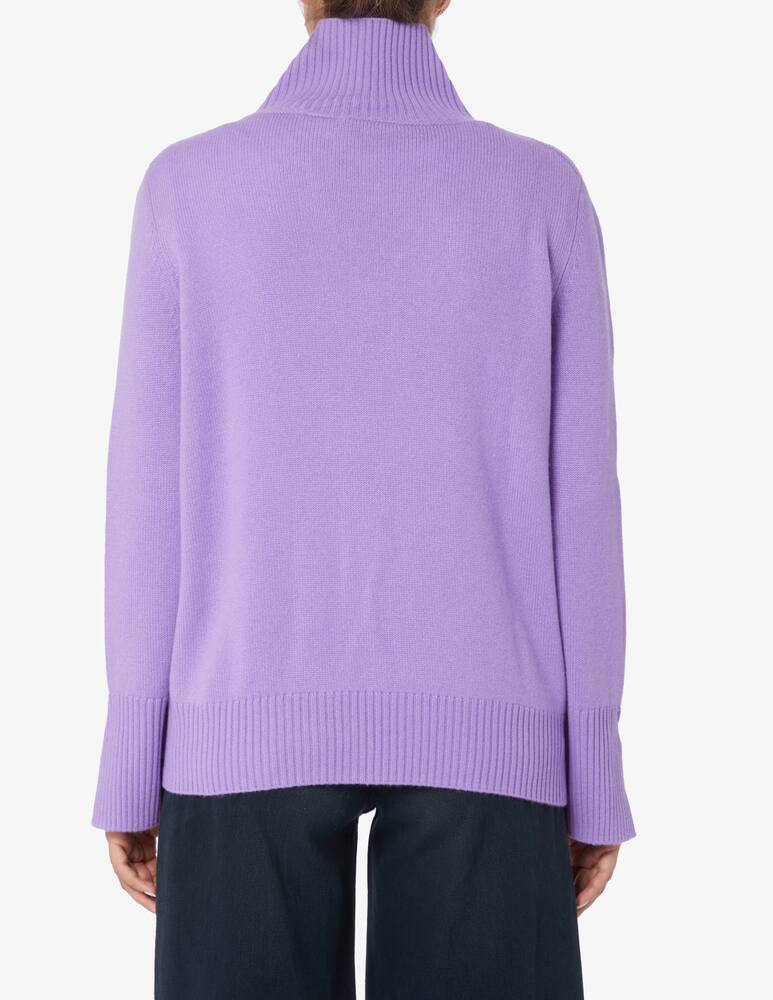 rinascente Pure Cashmere Maglione collo lupetto con spacchi polso