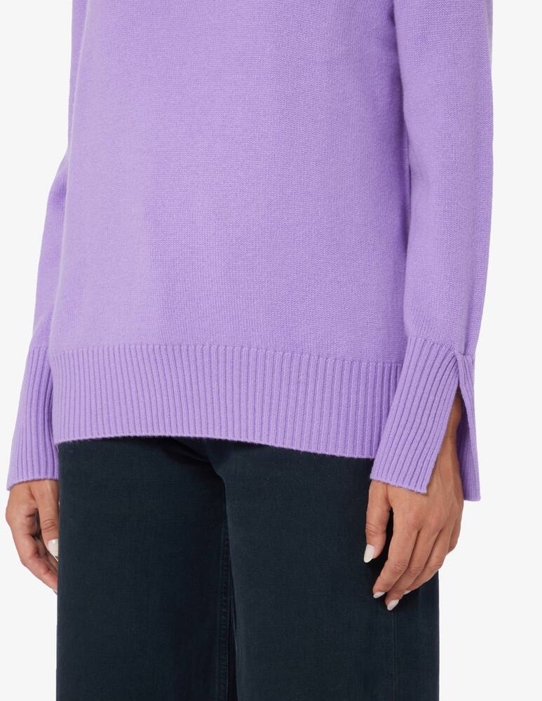 rinascente Pure Cashmere Maglione collo lupetto con spacchi polso