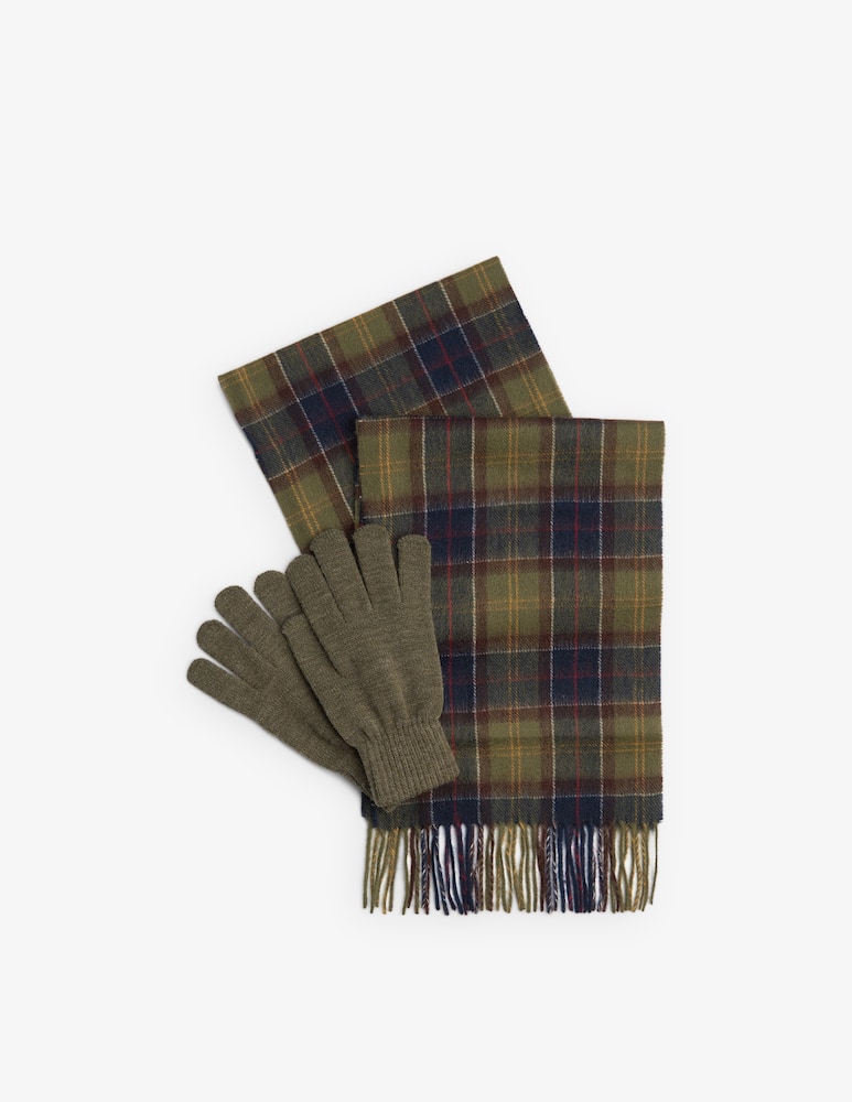 rinascente Barbour Set regalo sciarpa e guanti