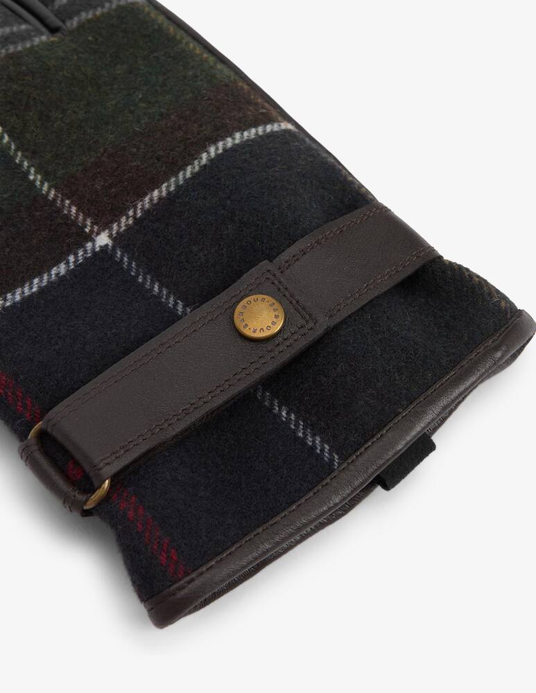 rinascente Barbour Newbrough tartan gloves