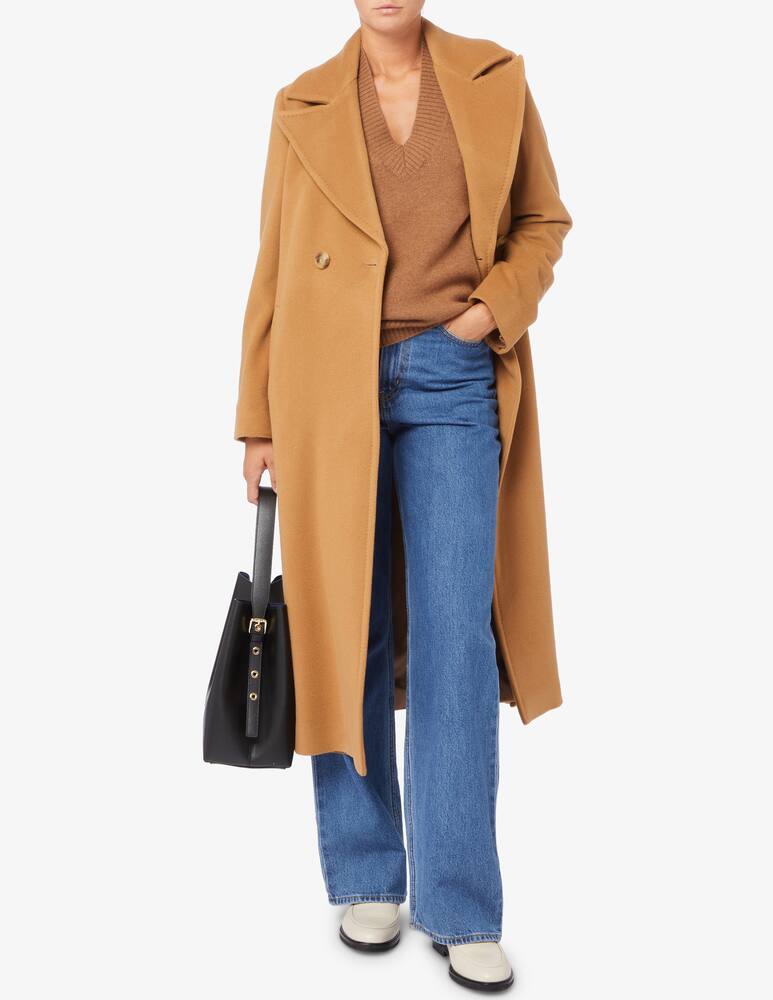 rinascente Pure Cashmere V-neck sweater with cuffs slits